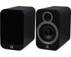 Q Acoustics 3030i Hifi - Boekenplank Luidspreker - Mat Zwart (per paar)