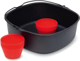Philips Ovenschaal & Bakblik Airfryer Accessoire - HD9925/01 - Geschikt voor Philips - Bakaccessoire met 5 muffinvormen — thumbnail 2