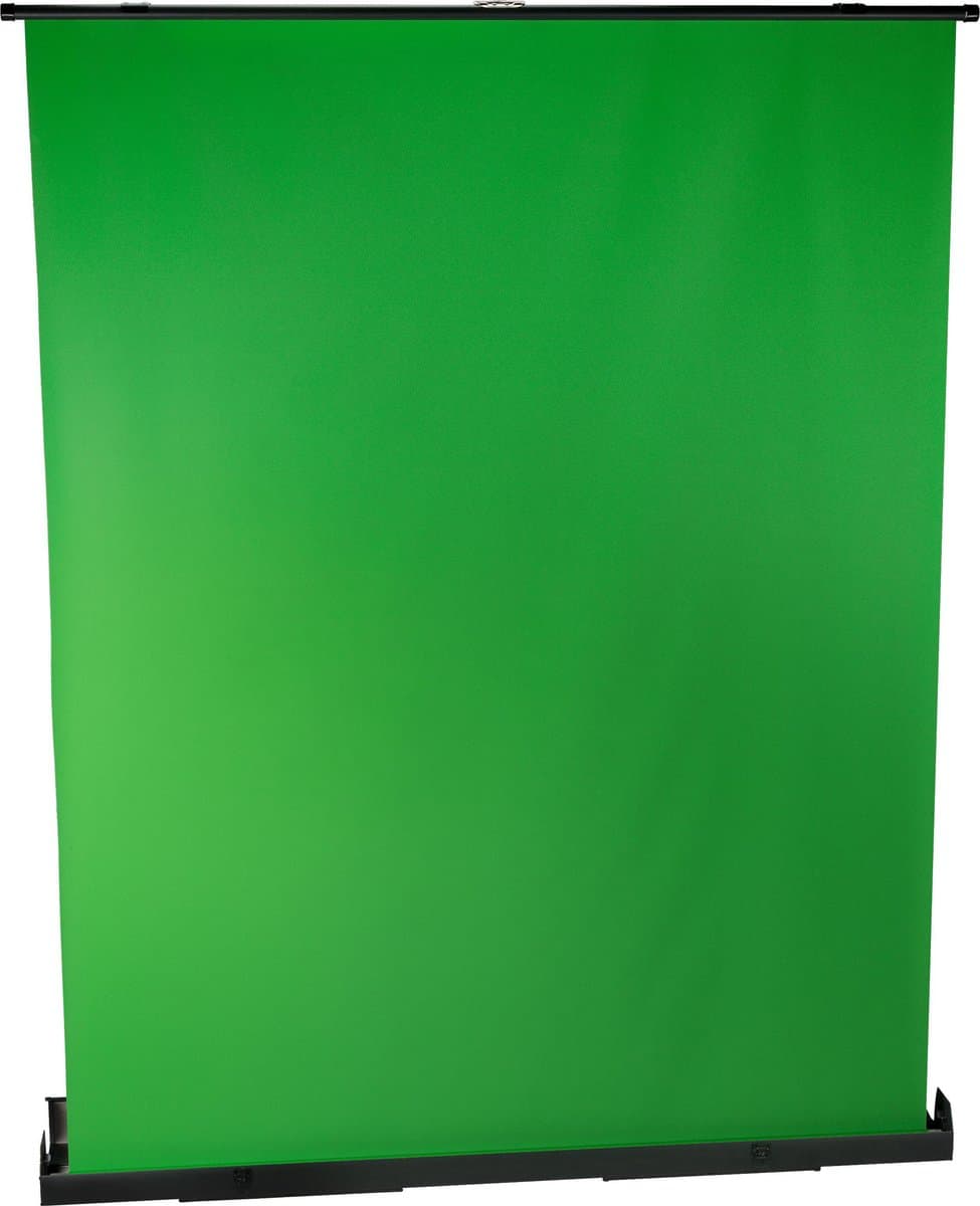 Bresser Opvouwbaar Achtergrondscherm - Green Screen - 150x200cm  -Incl. Inklapsyteem — afbeelding 1