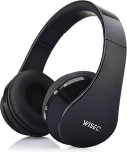 WiseQ Draadloze Koptelefoon Kinderen – Bluetooth Kinderkoptelefoon met Microfoon – SD-kaart & FM-Radio – 8u Bluetooth – Hoofdtelefoon Zwart — thumbnail 7