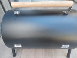 BBQ - tafel model - houtskool - cilindervorm - 2 zijdig bruikbaar — thumbnail 5