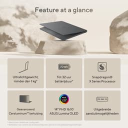 ASUS Zenbook A14 UX3407QA-QD237W - Copilot+ Laptop - 14 inch — thumbnail 2