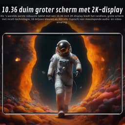 5G 2025 Nieuwe Wereldwijde Versie 10,36 Inch Tablet Android 16GB RAM 1TB ROM Android Dual Sim 10-Core Bluetooth Tablet PC Netwerk - Blauw — thumbnail 5