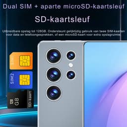 2025 5G Nieuwe 10,36 Inch Tablet Android met 12GB RAM, 256GB ROM, Android 12000mAh Batterij, 16MP + 32MP Camera, 10-Core, Dual Sim Netwerk, Bluetooth - Goud — thumbnail 4