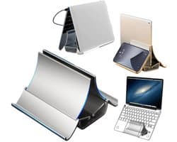 Laptopstandaard - Ruimtebesparende opslag standaard - Desktop Organizer - Opberg houder bureau & tafel - Geschikt voor: iPad / MacBook Laptop / Tablets / Telefoons
