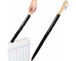 Drogerreinigingsborstel - Lange flexibele drogerreiniger - Drogerventilatiereinigingsborstel met lange steel - Handvatreinigingsgereedschap - Geschikt voor het onderhoud van wasmachines en drogers - Duurzaam en gemakkelijk te gebruiken - 75 cm