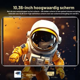 Nieuwe 2025 5G Global Versie Tablet 10.36 Inch Android MTK6797 12GB RAM 256GB ROM Bluetooth WiFi Netwerk 12000 mAh - Gold — thumbnail 3