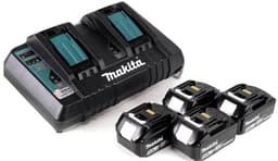 Makita DLM 432 PT4 accu grasmaaier 36 V ( 2x 18 V ) 43 cm borstelloos + 4x accu 5.0 Ah + dubbele lader — thumbnail 5