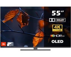 Horizon Smart TV 55 inch OLED - 4K ULTRA HD Televisie - XT Line - JBL SOUND - WiFi - Voice Assistant - Frameless Slim Design - AURORA OLED