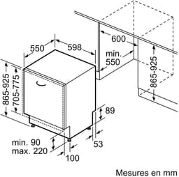 Siemens iQ100 SX616X01AF vaatwasser Volledig ingebouwd 12 couverts — thumbnail 2