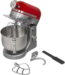 Ariete 1589/00 Moderna Keukenmixer - 1600 Watt - RVS 11 snelheden - 5.5 liter - incl 3 accessoires - Rood — thumbnail 5
