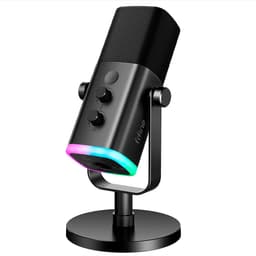 FIFINE - AM8 - USB / XLR Studio Microfoon - Geschikt voor PC/PS4/PS5 - RGB - Podcast - Gaming - Streaming - Zwart — thumbnail 1