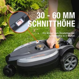Accu Grasmaaier 12V Urban - 4.0 Ah Lithium-ion - Ideaal voor Tuinen tot 50 m² - 23 cm Maaibreedte — thumbnail 2