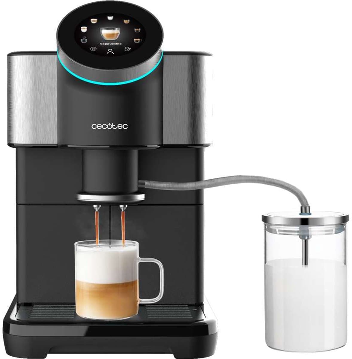 Cecotec Cremmaet Spin Volautomatische Espressomachine - 7 Soorten Koffie en 6 Gebruikersprofielen - Koffiemachine — afbeelding 1