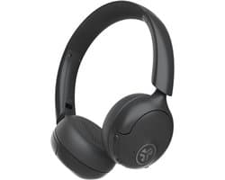 JLab Go Lux ANC Koptelefoon Draadloos – Hybrid Noise Cancelling Hoofdtelefoon – 70 Uur Batterijduur – On Ear Design - Bluetooth Multipoint – Aanpasbare Equalizer Instellingen – Inklapbaar Design Met Zachte Oorkussens - Zwart