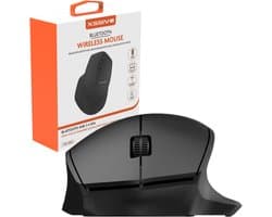 Xssive MS3 Draadloze Stille Muis met Duimsteun - Ergonomische Wireless + Bluetooth Mouse - Voor PC, Laptop, Smartphone en Tablet