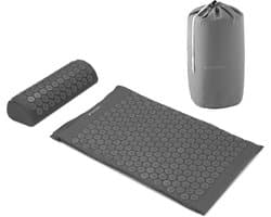 Acupressuurmat met Kussen voor Ontspanning - Spijkermat voor Rug, Nek en Schouders