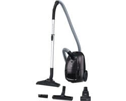 HOOVER HE1 - Stofzuiger met compacte en krachtige zak - Grote capaciteit 2,5 liter - Hoge prestaties op harde vloeren en tapijten