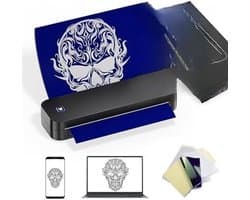 Luxe Tattoo Stencil Printer – Thermische Printer – Tattoo Printer – 5 Maten Papierondersteuning – Efficiënt – Hoge Resolutie – HD – Zwart