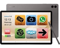 SeniorenTAB - S9XL -Tablet voor Senioren - Op basis van Samsung Tablet - 12.4 inch beeldscherm - 128gb - Wifi