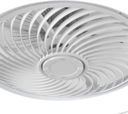 Aufun Hanglamp Met Ventilator, Plafondventilatorlamp, Led Hanglamp, Dimbaar, 3-Standen Verlichting, Moderne Stille Ventilatorlamp, Met Afstandsbediening, Diameter 560 Cm, Wit — thumbnail 2