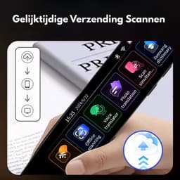 PureVolt AI Vertaalpen – Slim Vertaal Apparaat met Scherm – Realtime Spraak- & Tekstvertaling in 142 Talen – Draagbare Smart Translator Pen met Scan- & Fotovertaling – Woordenboekfunctie - Zwart — thumbnail 4