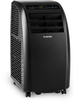 Klarstein Mobiele airconditioner met luchtafvoerslang, 4-in-1 airconditioner met ventilator, luchtontvochtiger & nachtmodus, Kleine & draagbare airconditioner voor thuis & op kantoor, Laag verbruik, 10000 BTU,0 kW voor 42 m² - voor Kantoor — thumbnail 1