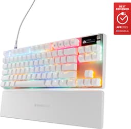 SteelSeries Apex Pro TKL Gen 3 - Mechanisch Gaming Keyboard - Wit - US Qwerty - Rapid Trigger, Rapid Tap, Protection Mode — thumbnail 5