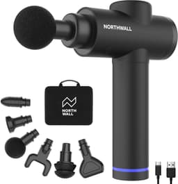 Northwall Massage Gun Professioneel Prime - Massage Pistool Inclusief Koffer en 6 Opzetstukken - Krachtig en Draadloos Sport en Relax Massage Apparaat - Massageapparaten — thumbnail 1