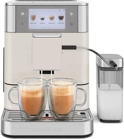 KitchenAid Volautomatische Espressomachine KF8 - 40+ recepen - Ook geschikt voor plantaardige dranken - 2 kopjes tegelijk - Wit — thumbnail 1