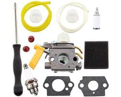 Carburateurrevisiesets geschikt voor Ryobi RBC30SESA RBC30SBSA RLT30CESA RLT30SESA RPR3025JA. Ook geschikt geschikt voor ZAMA C1U-H60D Ryobi en Homelite 26cc en 30cc grasmaaiers en bosmaaiers.