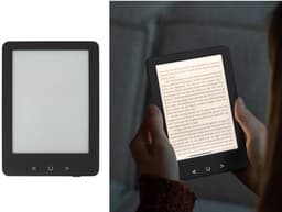 Fameilleur e-reader- e-book-tablet-computer- lezen- E-reader 6 inch – Draagbare E-book Reader – Aanpasbare Helderheid & Lettergrootte – 4 GB Opslag Uitbreidbaar tot 32 GB – Reflectievrij Scherm – Lichtgewicht – Zwart – Voor EPUB, PDF & MOBI — thumbnail 1
