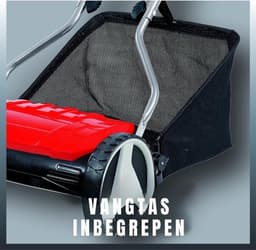 Thuys - Handmaaier – Kooimaaier – Grasmaaier Handmatig – XL Wielen – Inclusief Draagtas – 26L Opvangbak – Hoogwaardig Staal – Rood — thumbnail 5