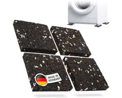 Anti Trillingsmat Wasmachine - en Wasdroger - Geluidsdempende Antislip Mat - Rubber Mat Trillingsdempers - Trillingsdempers wasmachine – Extra dik - Voetjes wasmachine & droger - Wasmachine demper – Anti trillings - vibratie - dempers pads – Antislip
