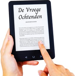 eReader 6 Inch - Ebook Reader - E-Reader met Backlight - 17H Schermtijd - 4GB - Zwart - Silvergear — thumbnail 1
