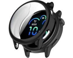 Strap-it Schokbestendig TPU hoesje - zachte case geschikt voor Garmin Vivoactive 6 (zwart)