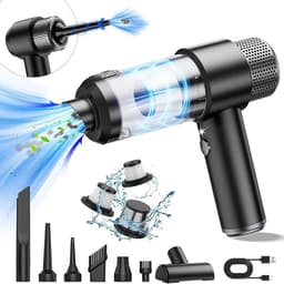 Draadloze mini-handstofzuiger - Autostofzuiger - 13000Pa sterke zuigkracht - Stofzuigen + opblazen + multi-scene reiniging - 4000mAh lange batterijduur - Perfect voor het reinigen van huis en auto — thumbnail 1