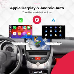 Boscer Autoradio 2Din Universeel - 10.1 Inch IPS HD Touchscreen - Android 15 - Apple Carplay & Android Auto (Draadloos) - 6+128GB - GPS Navigatiesysteem - Bluetooth, WiFi, MP5 - AHD Achteruitrijcamera — thumbnail 3
