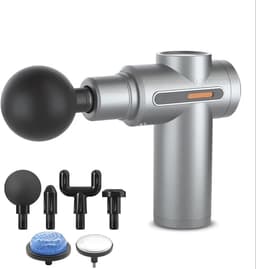 Elektrisch Spiermassagepistool met 6 Snelheden en 5 Massagekoppen voor Nek, Rug en Voeten — thumbnail 5