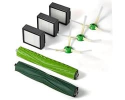7-delige Accessoireset geschikt voor iRobot E- en J-serie – Compatibel met i7 i8 i6 i5 i4 i3 i1 E5 E6 J5 J6 J7 J8 J9 Plus – 3 HEPA Filters – 3 Zijborstels – 2 Rubberen Hoofdborstels – Vervangende Onderdelen Set