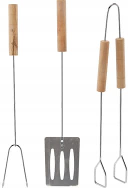 Opvouwbare toeristengrill/barbecue met vorken en spatel, koffer, 44x23x48 cm — thumbnail 5