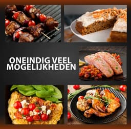 Airfryer Accesoires - Geschikt voor Airfryer XL en XXL - Heteluchtfriteuse Accesoires Set - Bakset - Bakvorm - Ø20CM — thumbnail 8