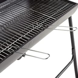 BBQ XL Houtskoolbarbecue - Cilindervorm - Grilloppervlak (LxB) 71 x 35 cm - Zwart — thumbnail 2