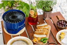 Feuerhand Tafel Grill Tamber - Blauw - 20x20x14cm - Modern — thumbnail 4