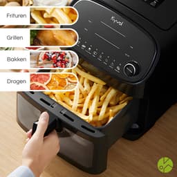Kyvol AF60 Airfryer - Heteluchtfriteuse 8 standen | 1350 Watt | Groot volume | Bakken, Frituren of Airfryen | Airfryers — thumbnail 5