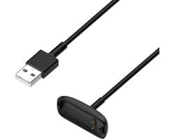 DrPhone Oplaadkabel – Oplader - Kabel - Charger – Geschikt voor Fitbit Inspire 3 - 1 Meter