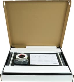 Scanpart tussenstuk voor wasmachine en droger met werkblad inclusief spanband - Zwart - Geschikt voor AEG Beko Bosch LG Samsung Siemens - Stapelkit - Universeel — thumbnail 5