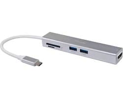 USB Hub Equip 133480 Grey