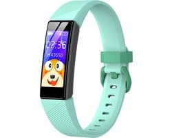 Smartwatch Kinderen - Waterdicht - Hartslag - Slaap Monitor - Mint