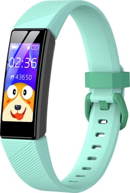 Smartwatch Kinderen - Waterdicht - Hartslag - Slaap Monitor - Mint — thumbnail 1